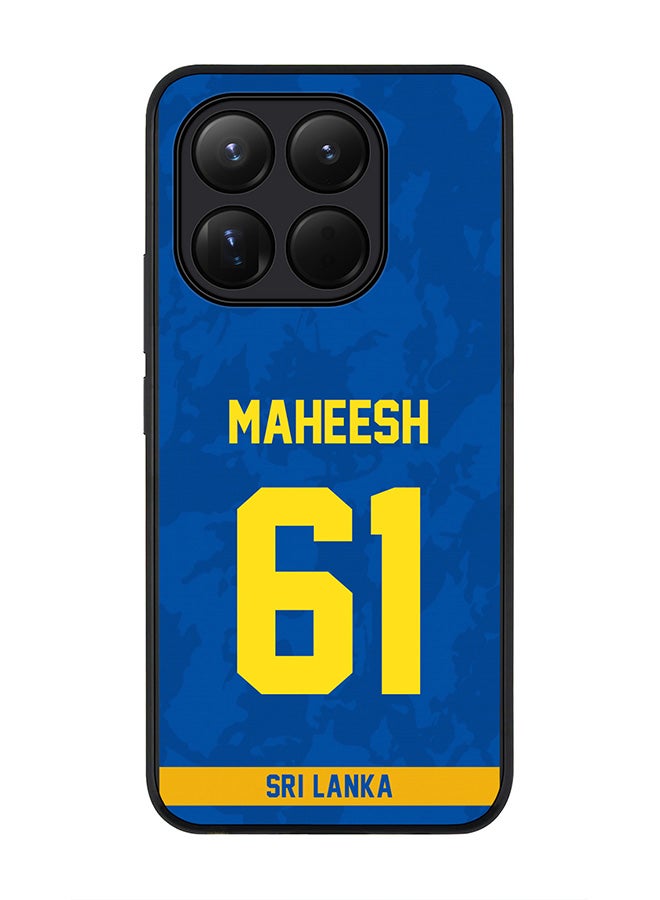For Xiaomi 15T Case,Slim fit Camera Protection, Shockproof Thin Phone cover  - Sri lanka Maheesh Theekshana, Jersey No 61